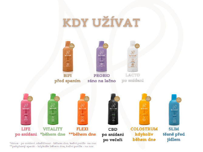 Harmonelo kdy uzivat